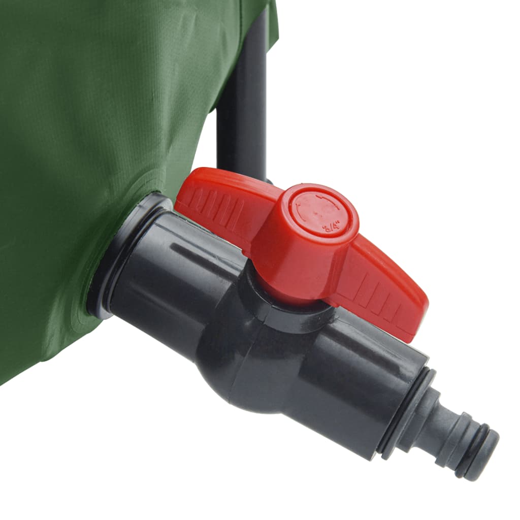 vidaXL Zbiornik na wodę, z kranikiem, składany, 100 L, PVC