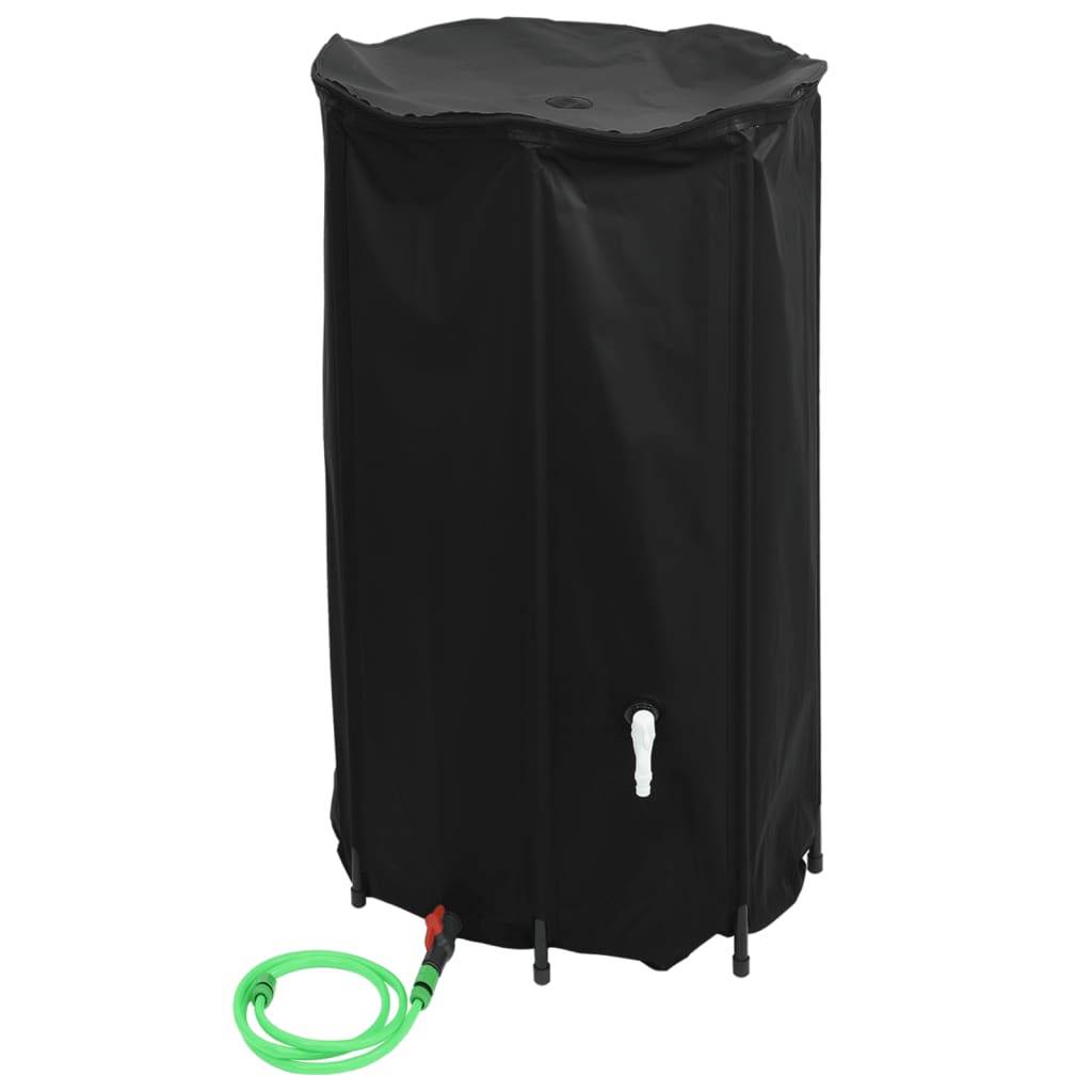 vidaXL Zbiornik na wodę, z kranikiem, składany, 100 L, PVC