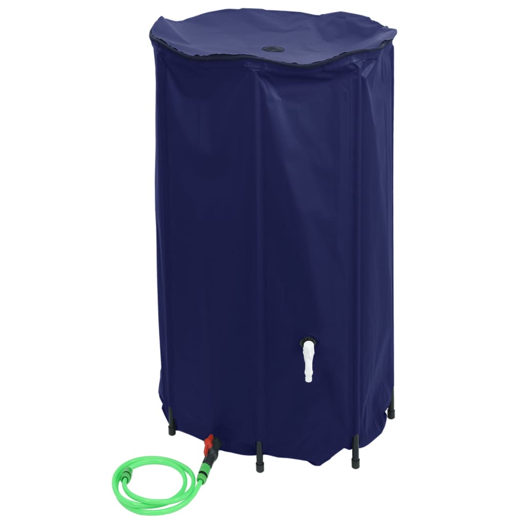 vidaXL Zbiornik na wodę, z kranikiem, składany, 100 L, PVC