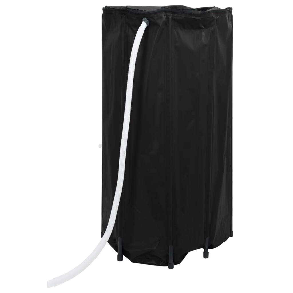 vidaXL Zbiornik na wodę, z kranikiem, składany, 380 L, PVC