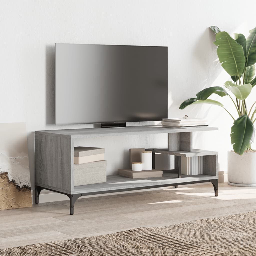 vidaXL Szafka RTV, szary dąb sonoma, 102x40x41 cm