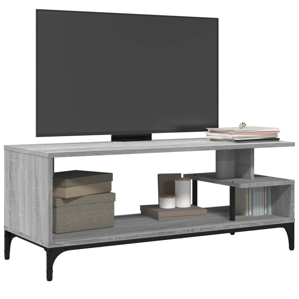 vidaXL Szafka RTV, szary dąb sonoma, 102x40x41 cm