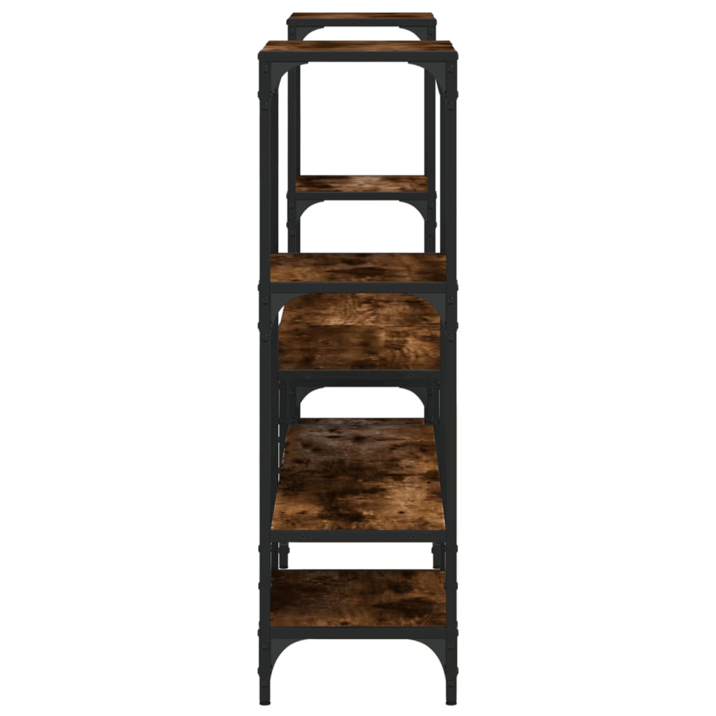 vidaXL Szafka pod TV, przydymiony dąb, 206,5x28,5x95 cm