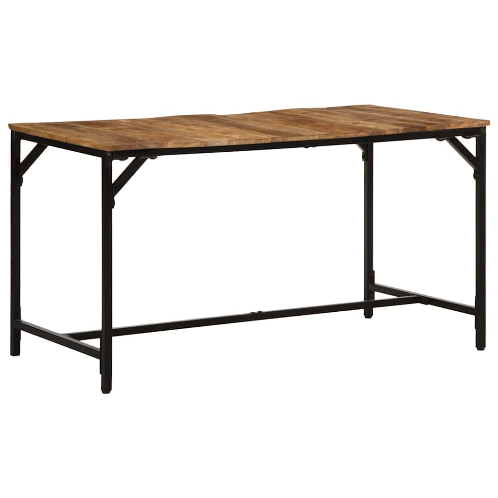 vidaXL Stół jadalny 140x70x75 cm Drewno lite surowe mango