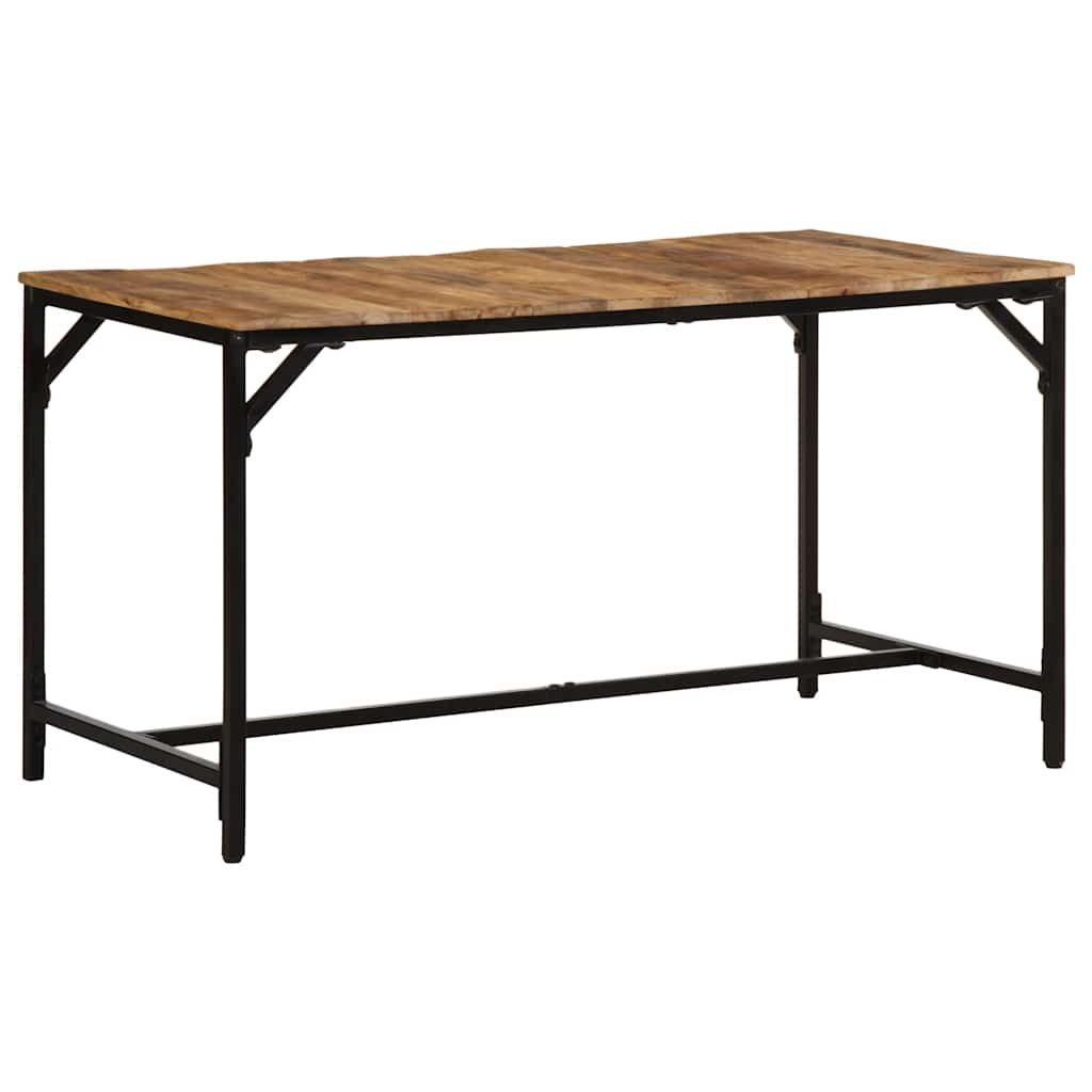 vidaXL Stół jadalny 140x70x75 cm Drewno lite surowe mango