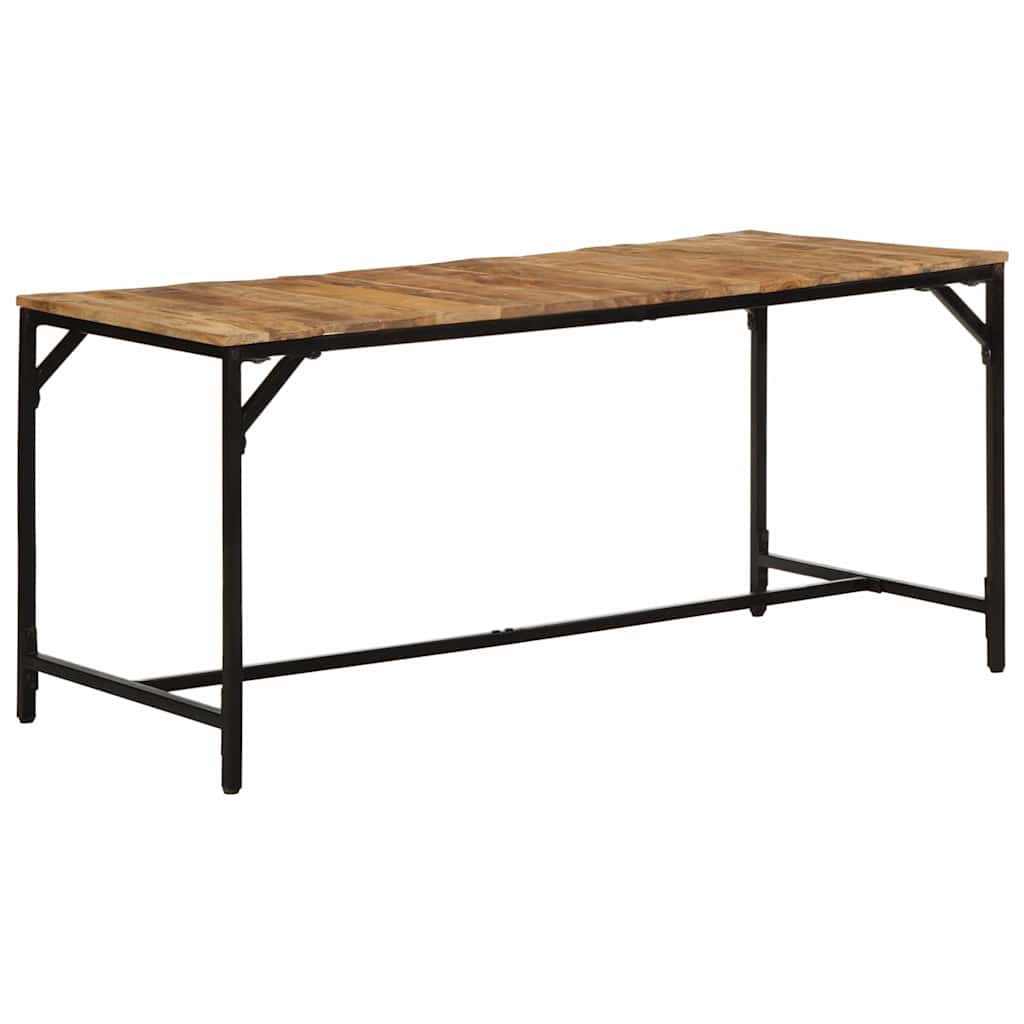vidaXL Stół jadalny 160x80x75 cm Drewno lite surowe mango