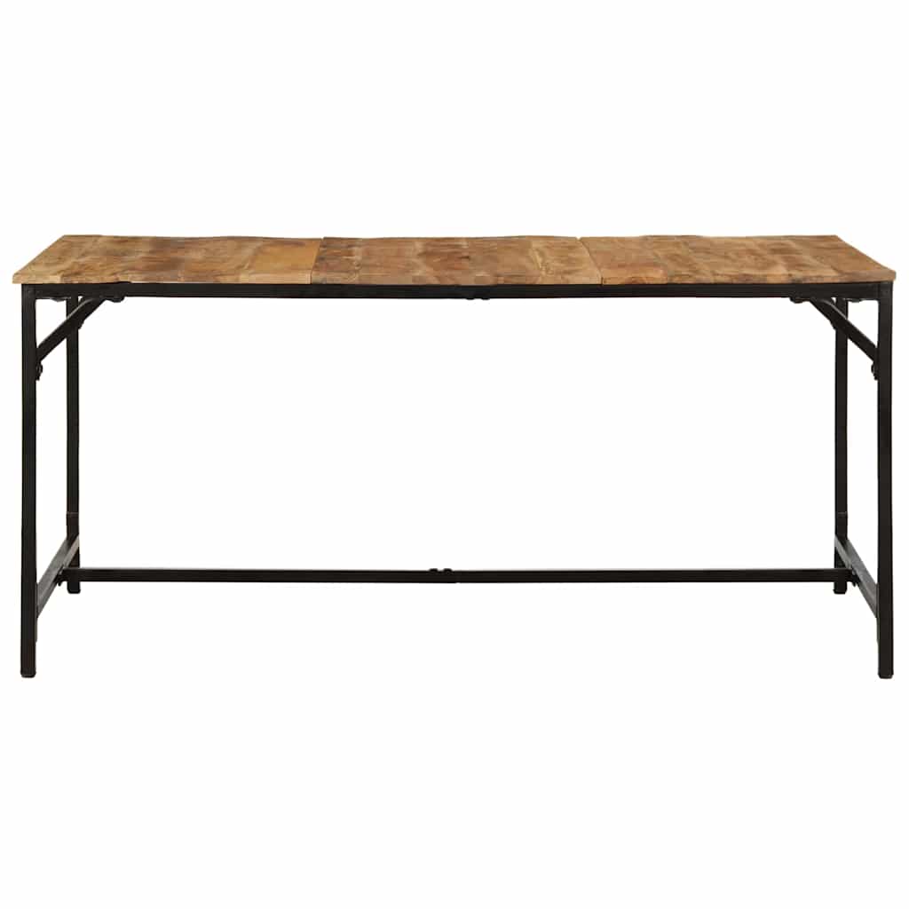 vidaXL Stół jadalny 160x80x75 cm Drewno lite surowe mango