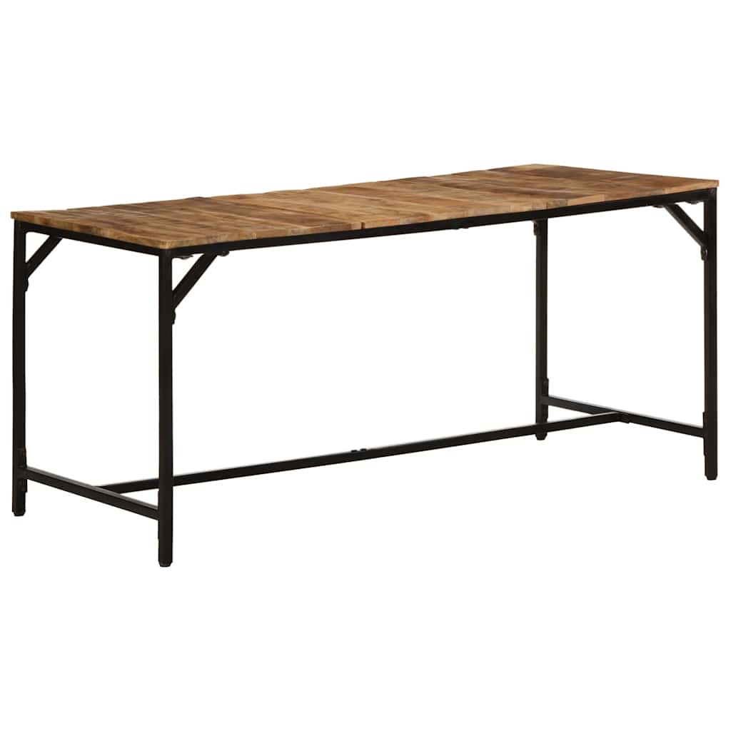 vidaXL Stół jadalny 160x80x75 cm Drewno lite surowe mango