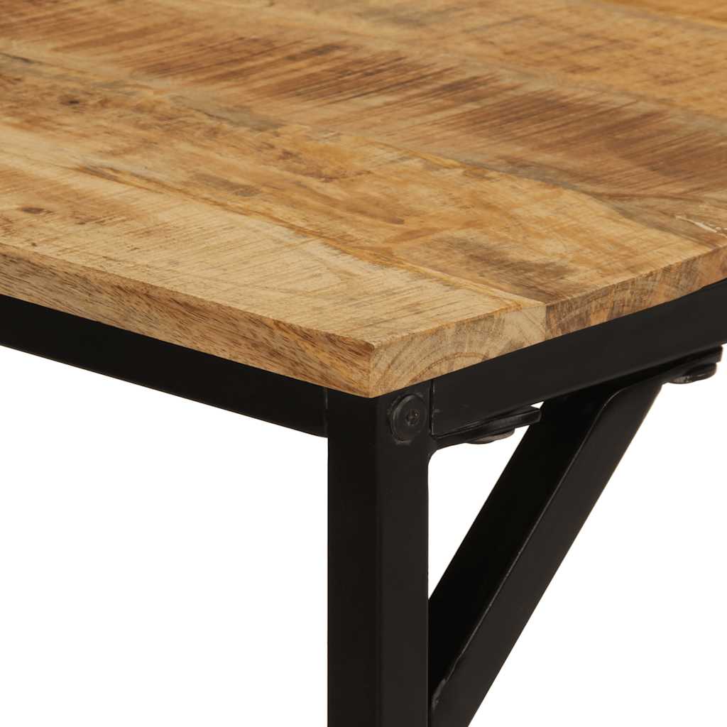 vidaXL Stół jadalny 160x80x75 cm Drewno lite surowe mango