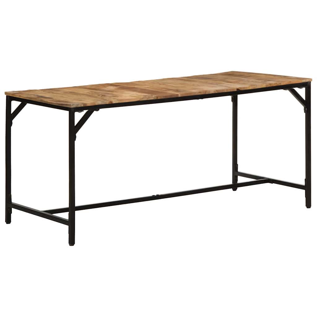 vidaXL Stół jadalny 160x80x75 cm Drewno lite surowe mango
