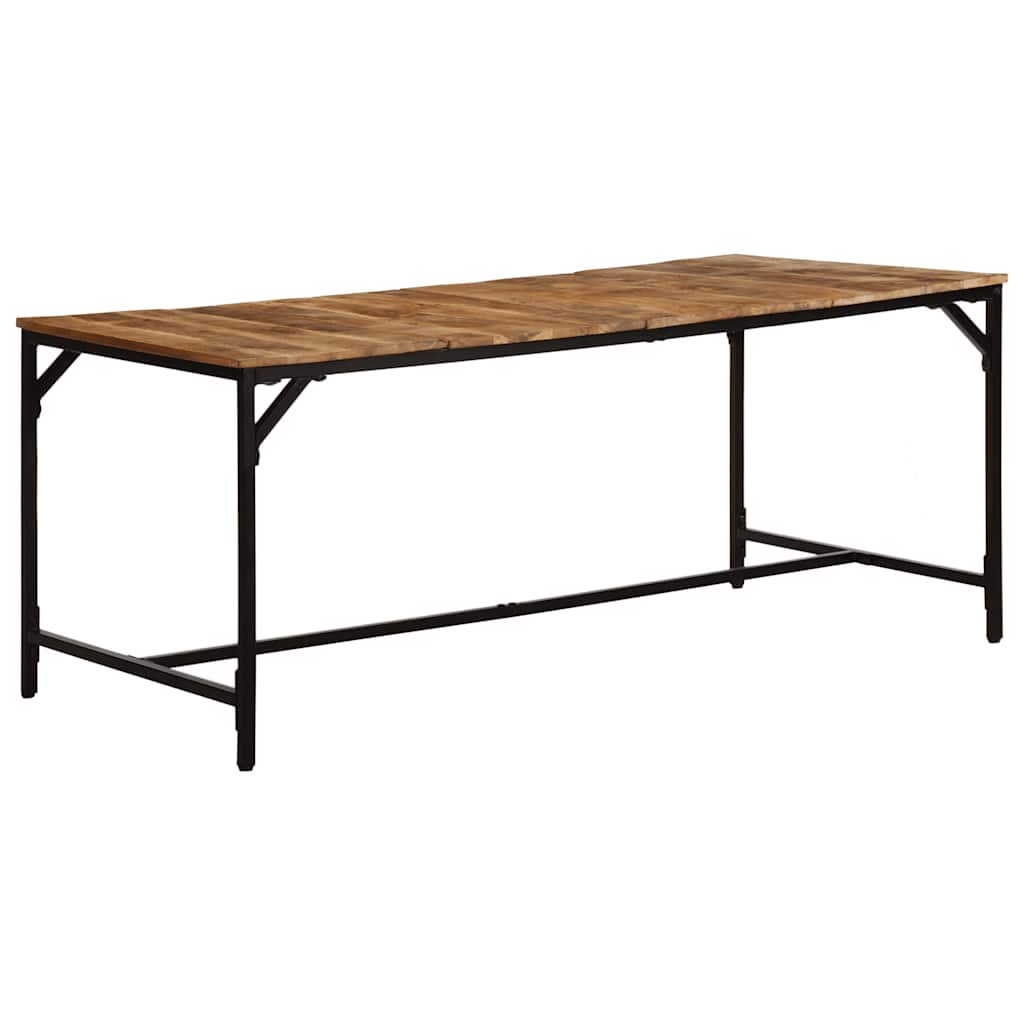 vidaXL Stół jadalny 180x90x75 cm Drewno lite surowe mango