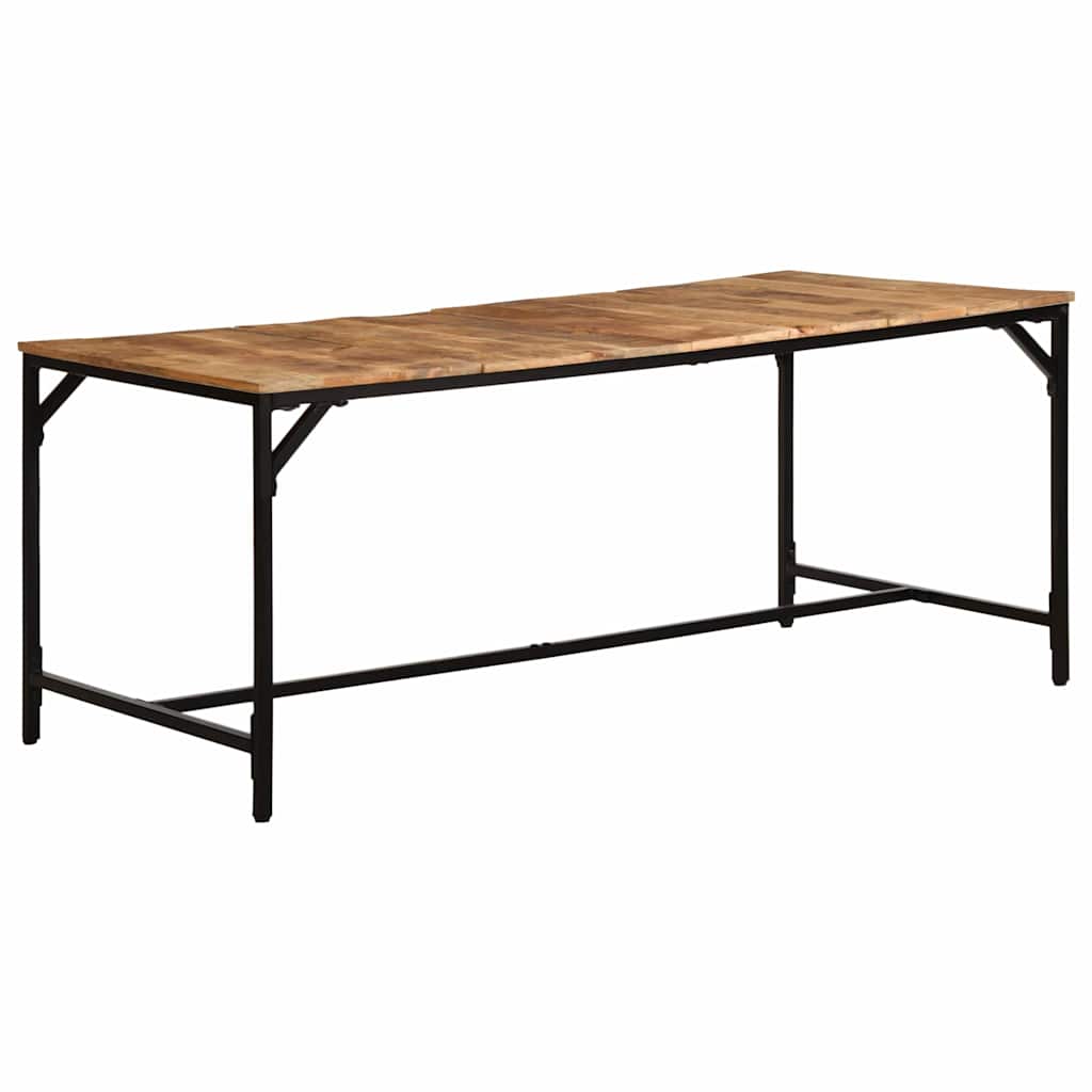 vidaXL Stół jadalny 180x90x75 cm Drewno lite surowe mango