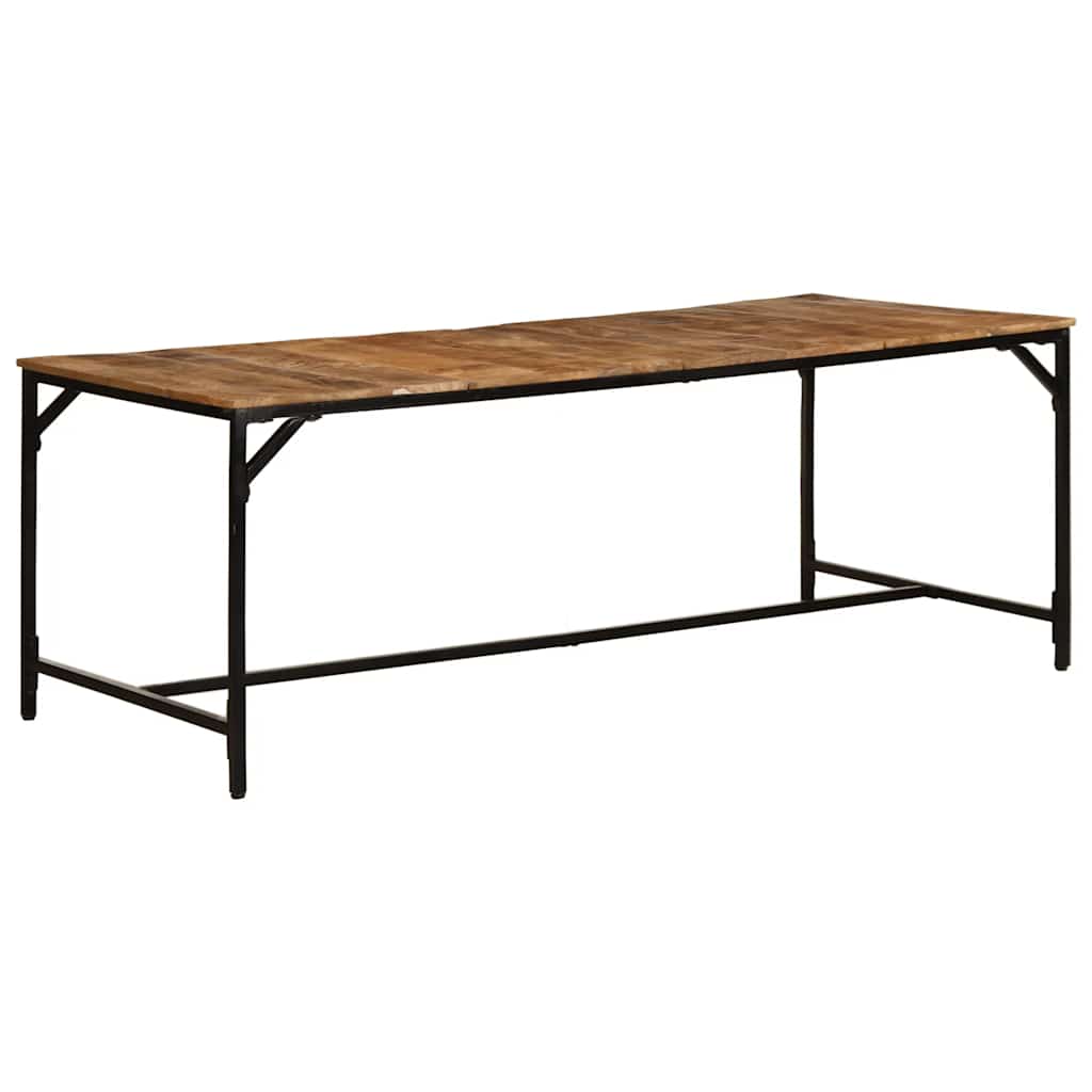 vidaXL Stół jadalny 200x100x75 cm Drewno lite surowe mango