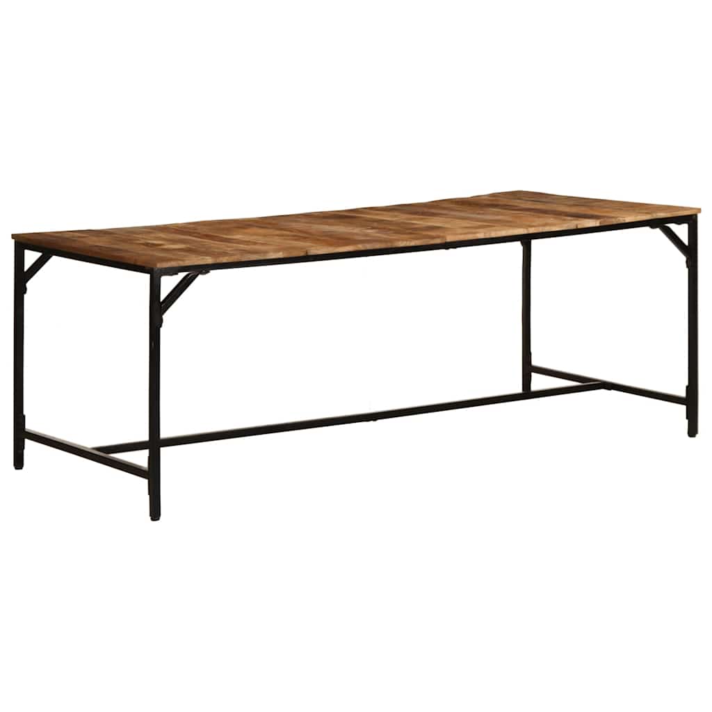 vidaXL Stół jadalny 200x100x75 cm Drewno lite surowe mango
