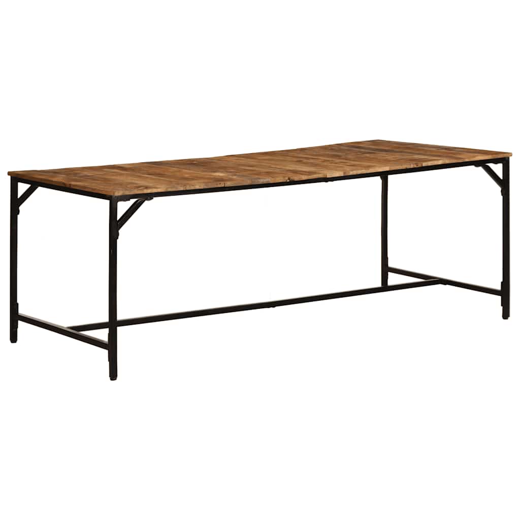 vidaXL Stół jadalny 200x100x75 cm Drewno lite surowe mango