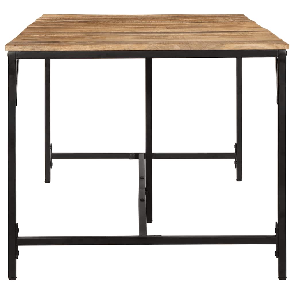vidaXL Stół jadalny 220x90x75 cm Drewno lite surowe mango