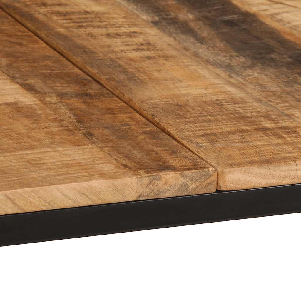vidaXL Stół jadalny 220x90x75 cm Drewno lite surowe mango