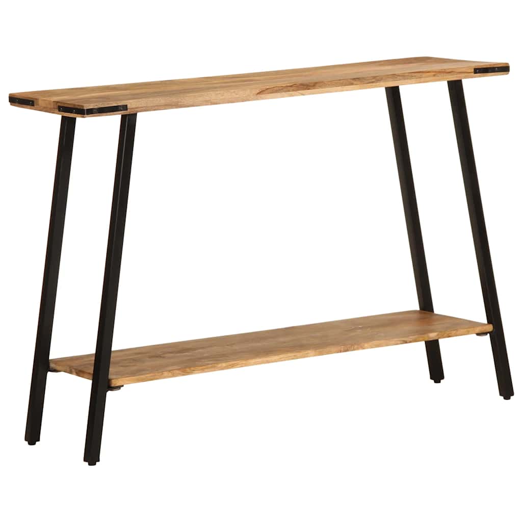 vidaXL Stolik konsolowy, 110x30x75 cm, lite drewno mango