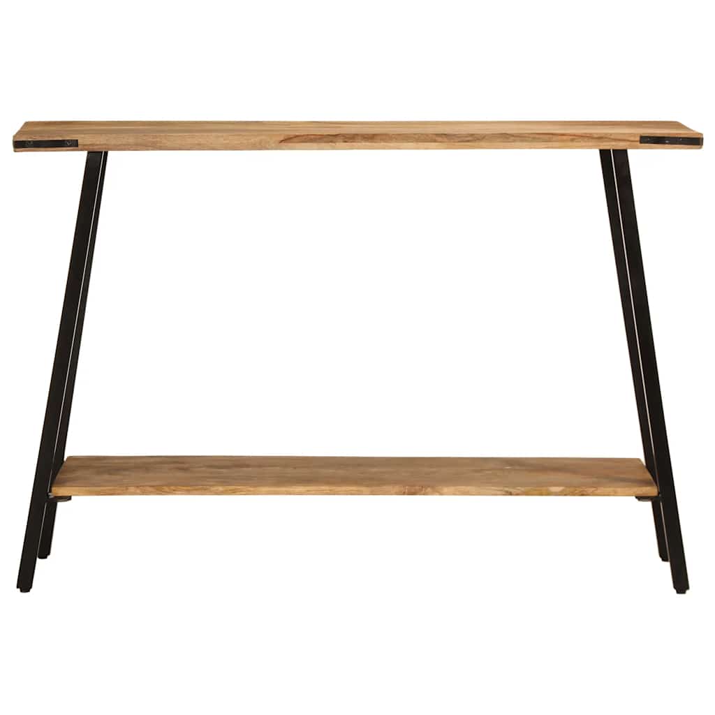 vidaXL Stolik konsolowy, 110x30x75 cm, lite drewno mango