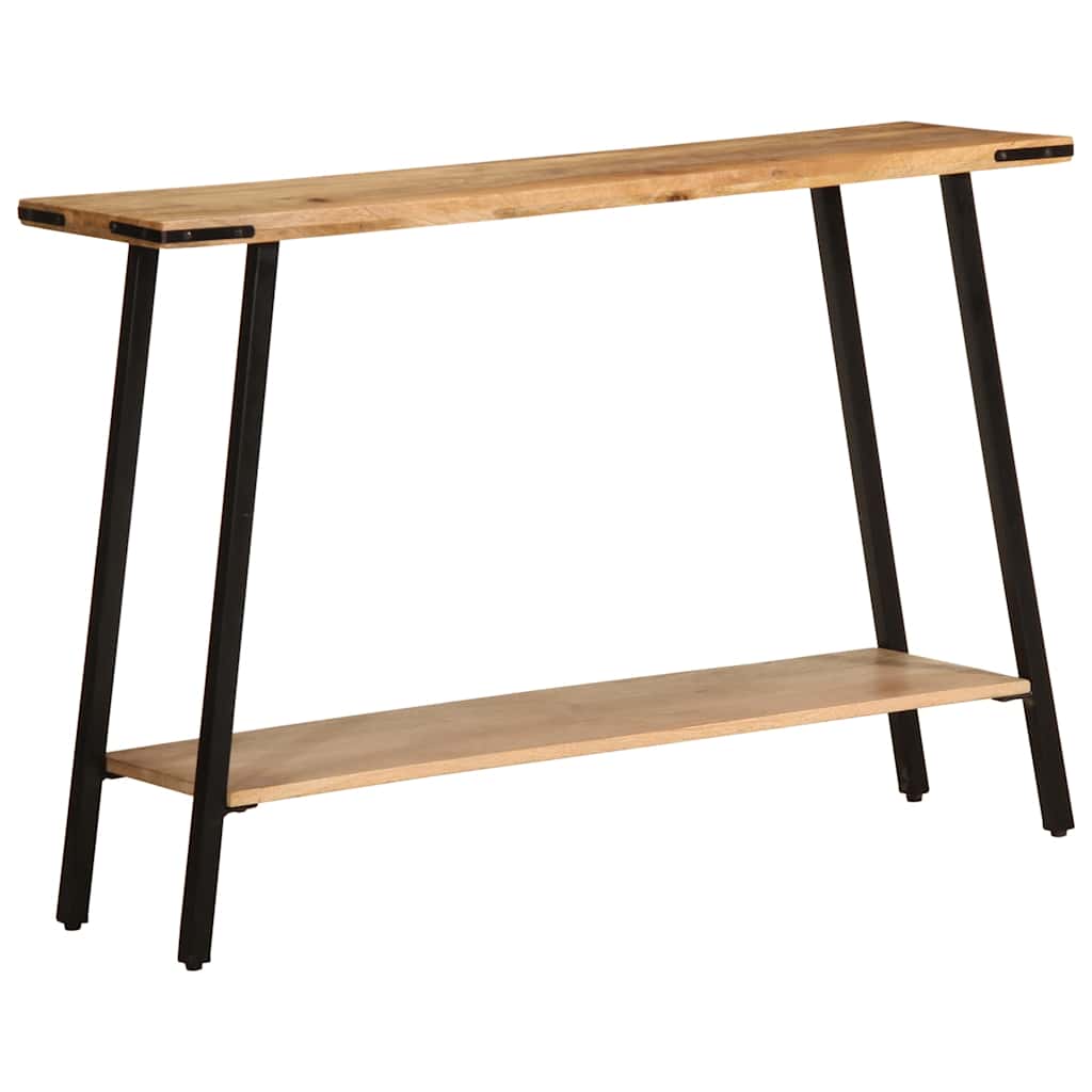 vidaXL Stolik konsolowy, 110x30x75 cm, lite drewno mango