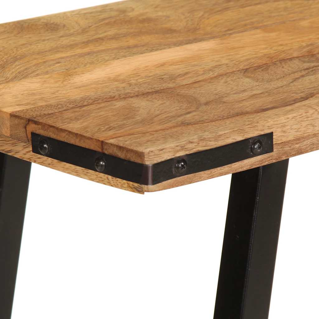 vidaXL Stolik konsolowy, 110x30x75 cm, lite drewno mango