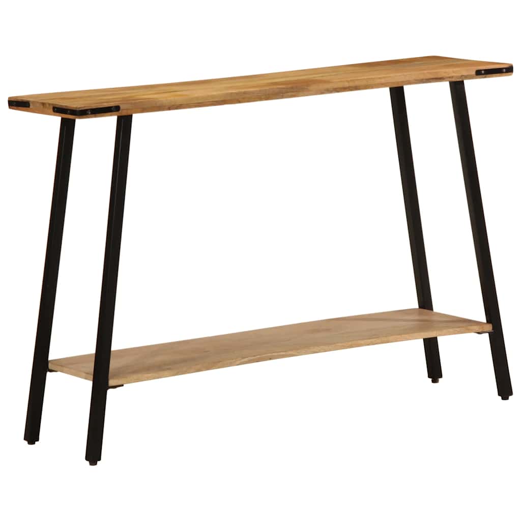 vidaXL Stolik konsolowy, 110x30x75 cm, lite drewno mango