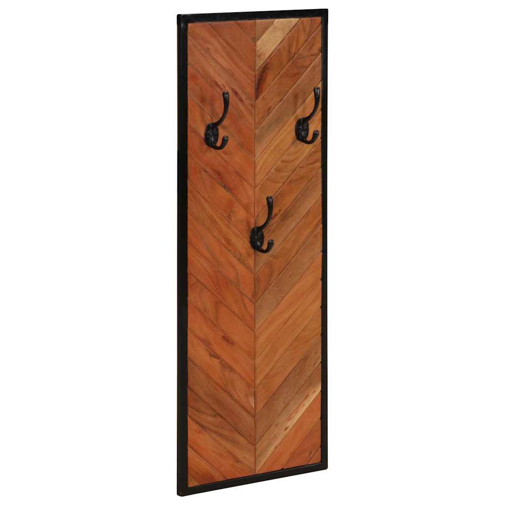 vidaXL Wieszaki na ubrania 2 szt. 35x1x90 cm Drewno lite Akacja