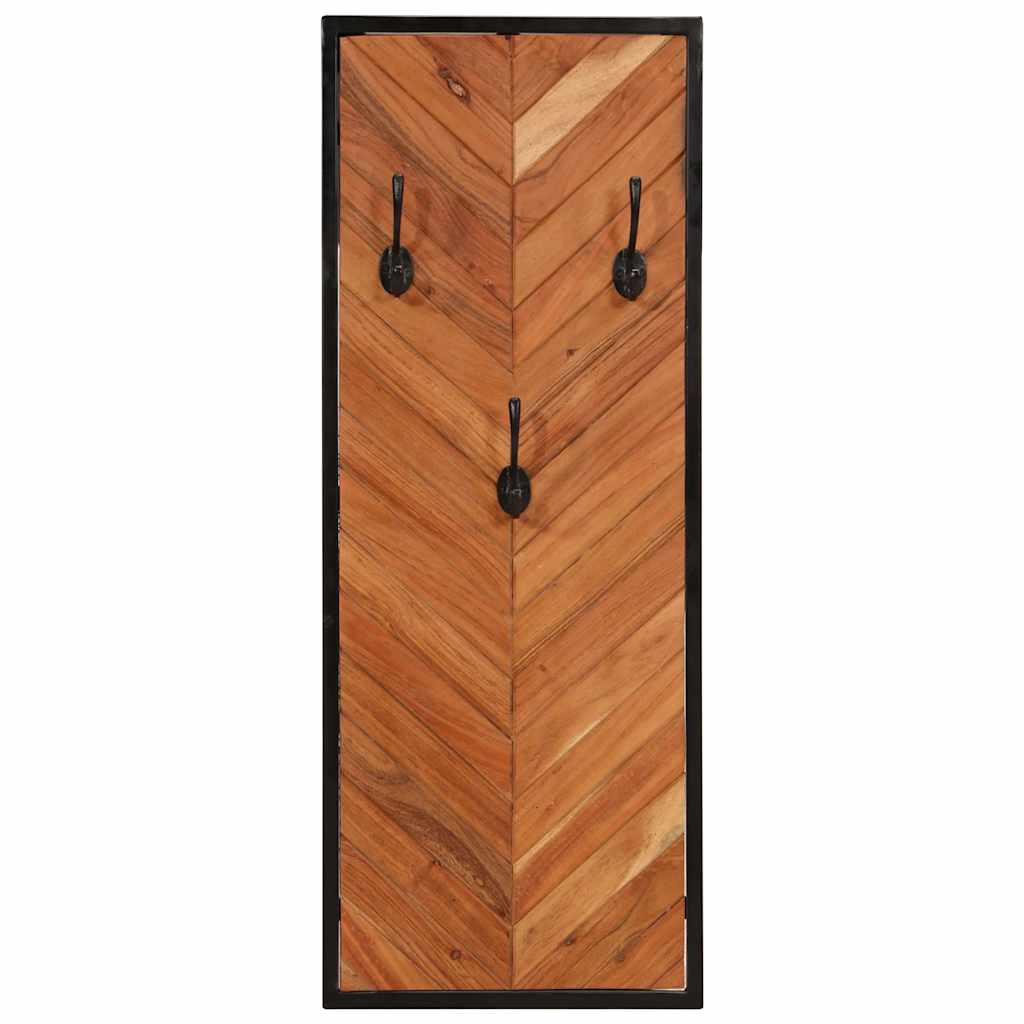 vidaXL Wieszaki na ubrania 2 szt. 35x1x90 cm Drewno lite Akacja