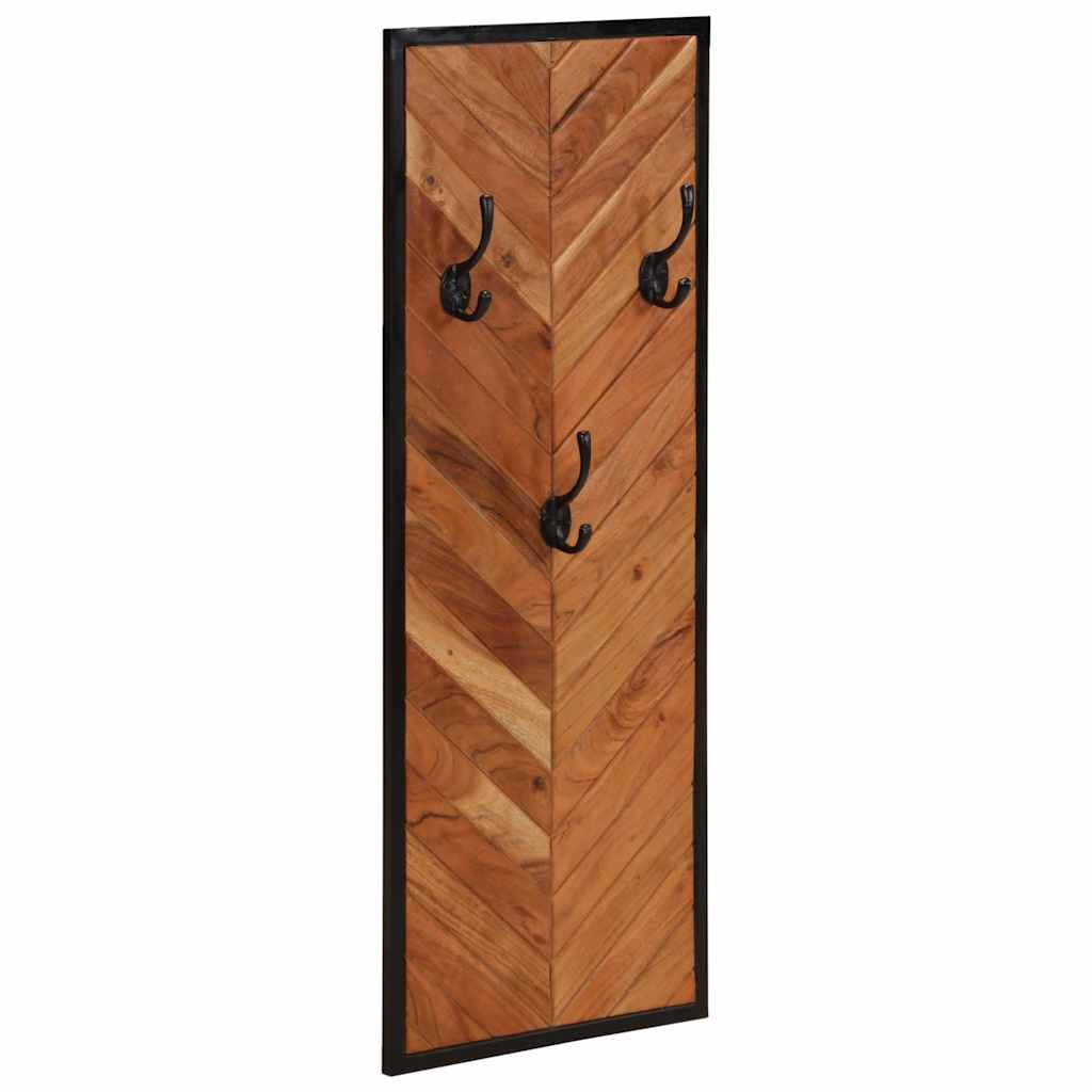 vidaXL Wieszaki na ubrania 2 szt. 35x1x90 cm Drewno lite Akacja