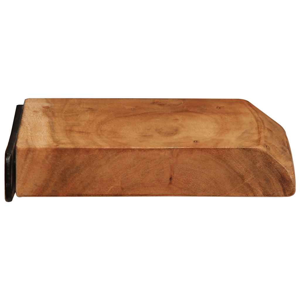 vidaXL Półki ścienne 2 szt. 30x20x3,5 cm Drewno lite Akacja