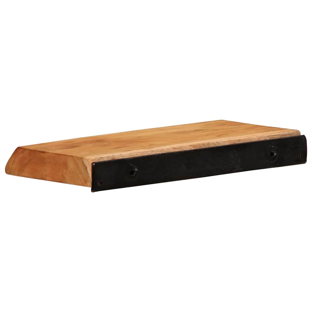 vidaXL Półki ścienne 2 szt. 30x20x3,5 cm Drewno lite Akacja