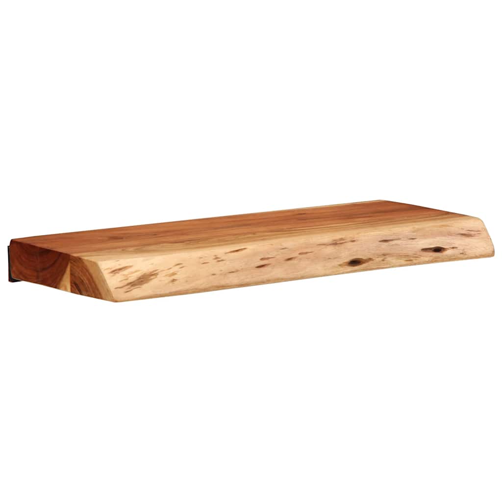 vidaXL Półki ścienne 2 szt. 40x20x3,5 cm Drewno lite Akacja