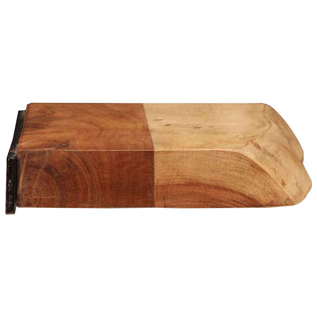vidaXL Półki ścienne 2 szt. 40x20x3,5 cm Drewno lite Akacja