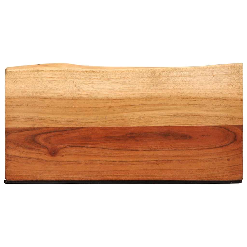 vidaXL Półki ścienne 2 szt. 40x20x3,5 cm Drewno lite Akacja