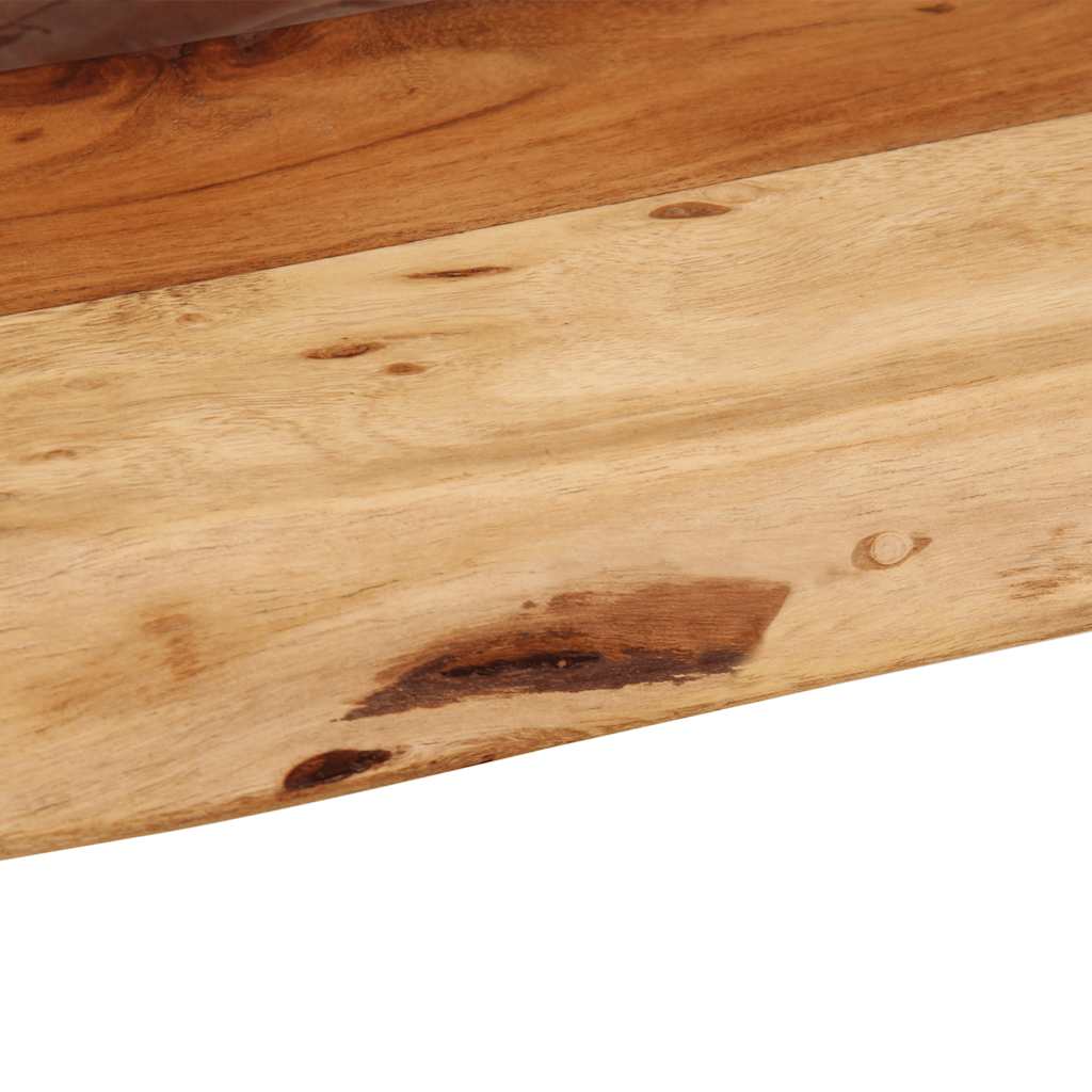 vidaXL Półki ścienne 2 szt. 40x20x3,5 cm Drewno lite Akacja