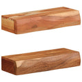 vidaXL Półki ścienne 2 szt. 40x17x8 cm Drewno lite Akacja