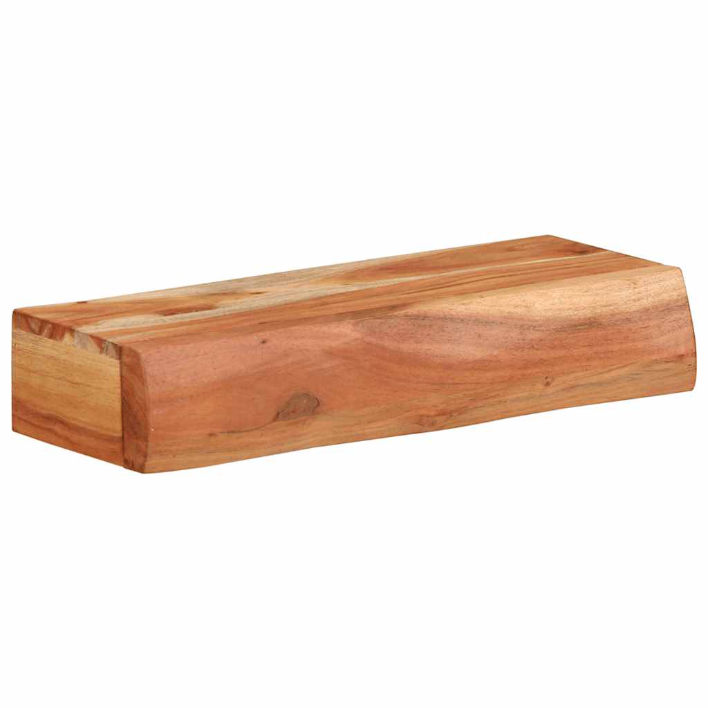 vidaXL Półki ścienne 2 szt. 40x17x8 cm Drewno lite Akacja