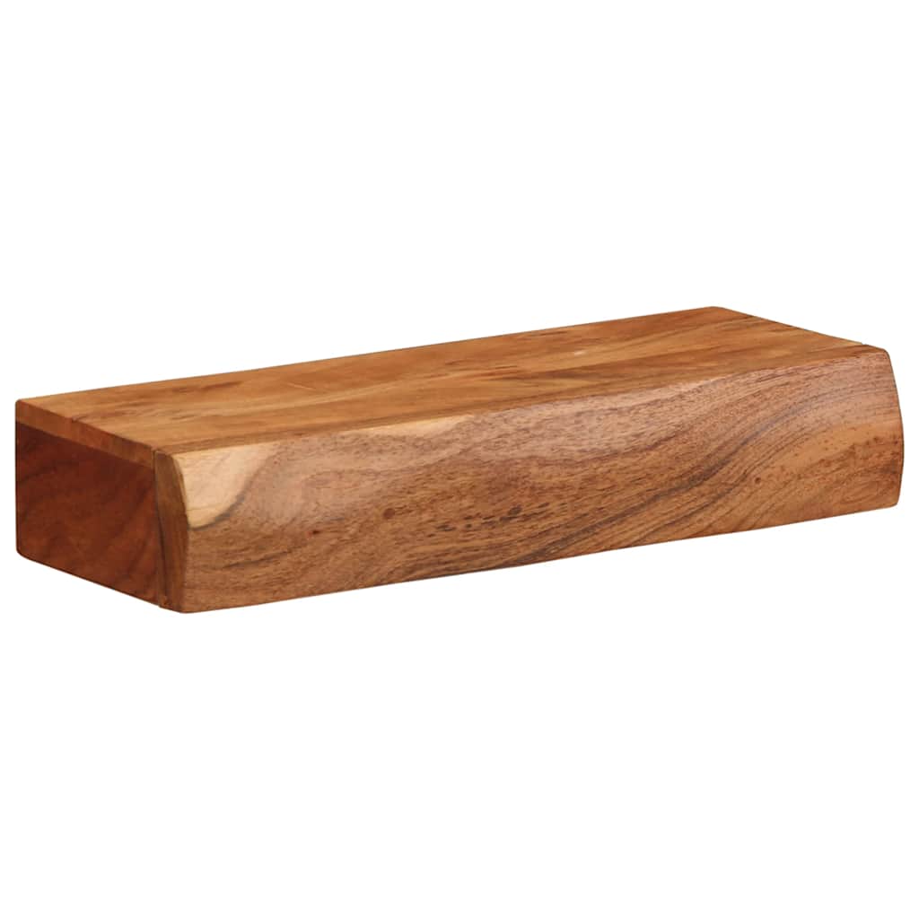vidaXL Półki ścienne 2 szt. 40x17x8 cm Drewno lite Akacja