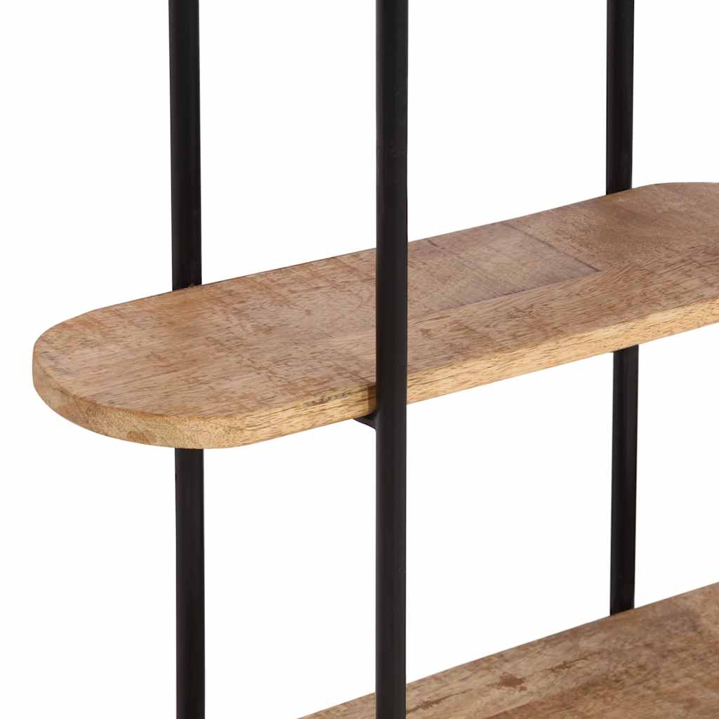 vidaXL Półka ścienna 90x20x116,5 cm lite drewno surowe mango