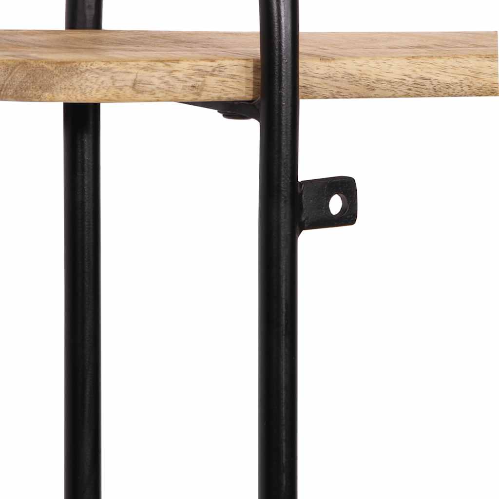 vidaXL Półka ścienna 90x20x116,5 cm lite drewno surowe mango