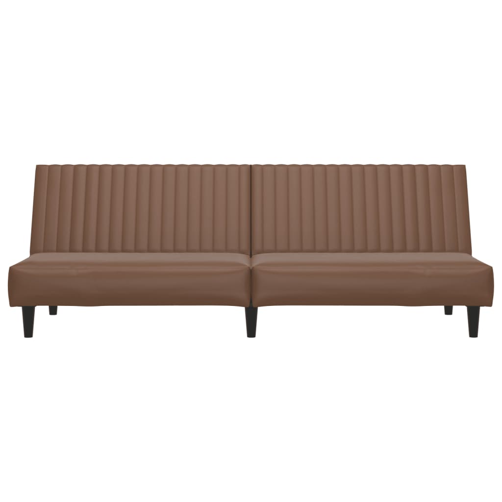 vidaXL 2-osobowa sofa, brązowa, sztuczna skóra