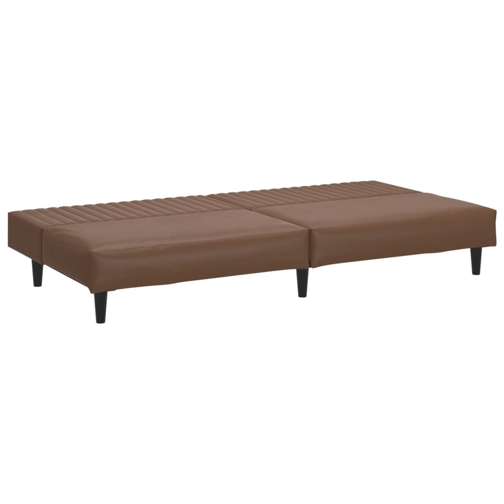 vidaXL 2-osobowa sofa, brązowa, sztuczna skóra