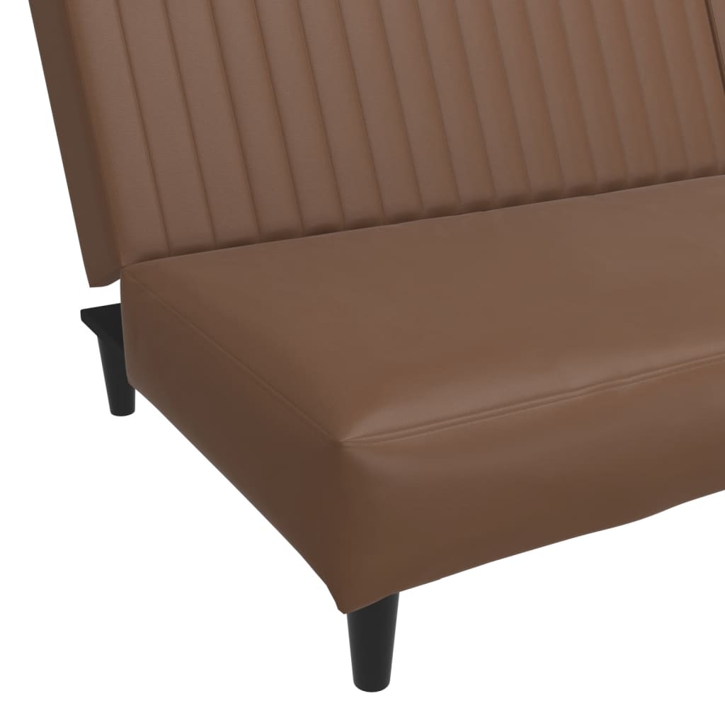 vidaXL 2-osobowa sofa, brązowa, sztuczna skóra