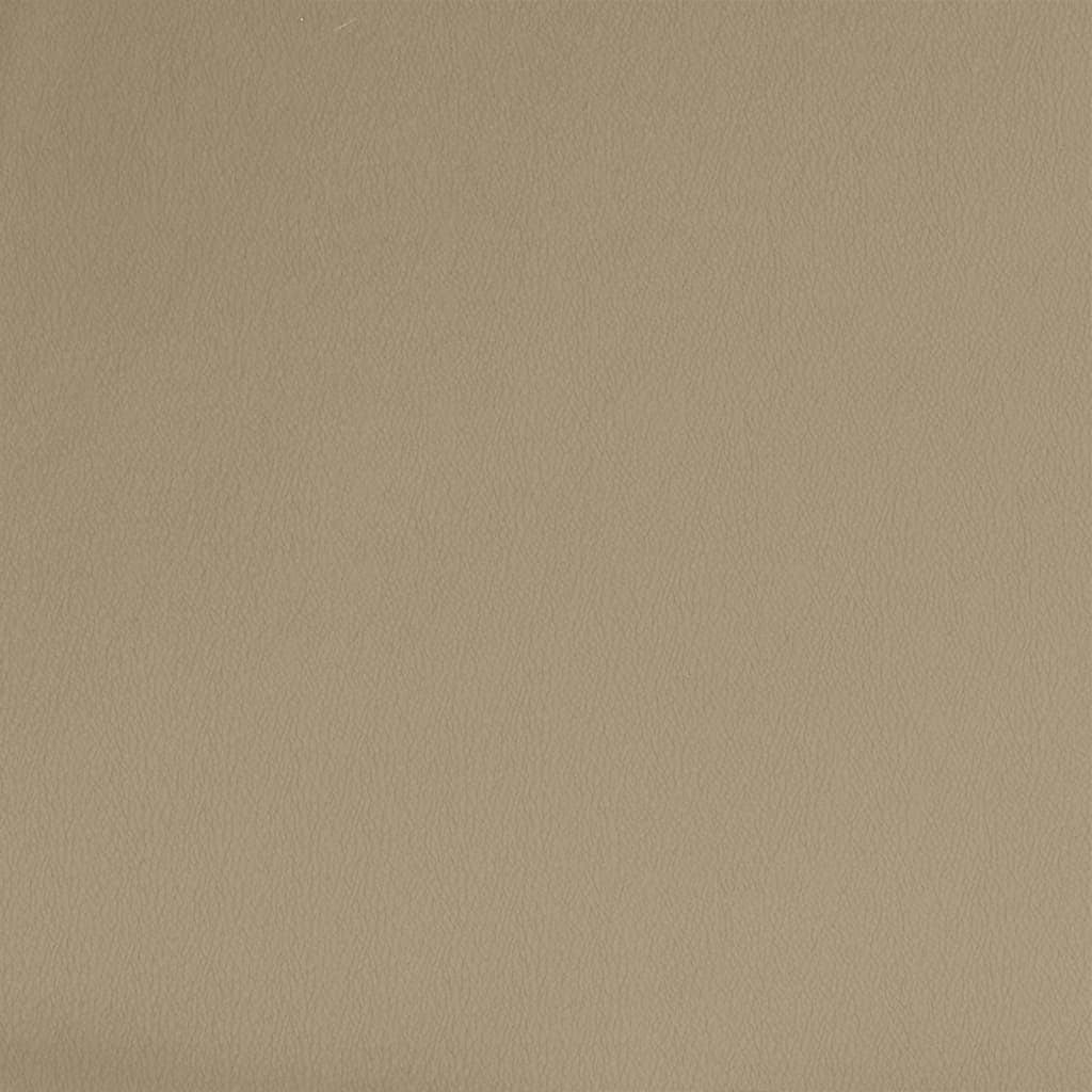 vidaXL 2-osobowa sofa, cappuccino, sztuczna skóra