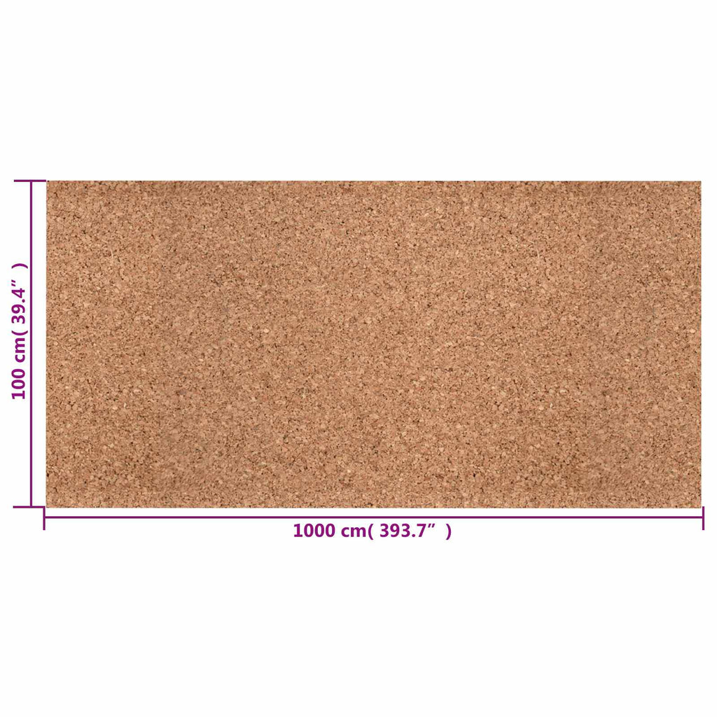 vidaXL Rolka korkowa brązowy 100 x 1000 x 0,5 cm korek