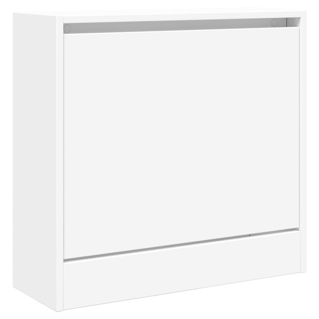 vidaXL Szafka na buty, biała, 60x21x57 cm, materiał drewnopochodny