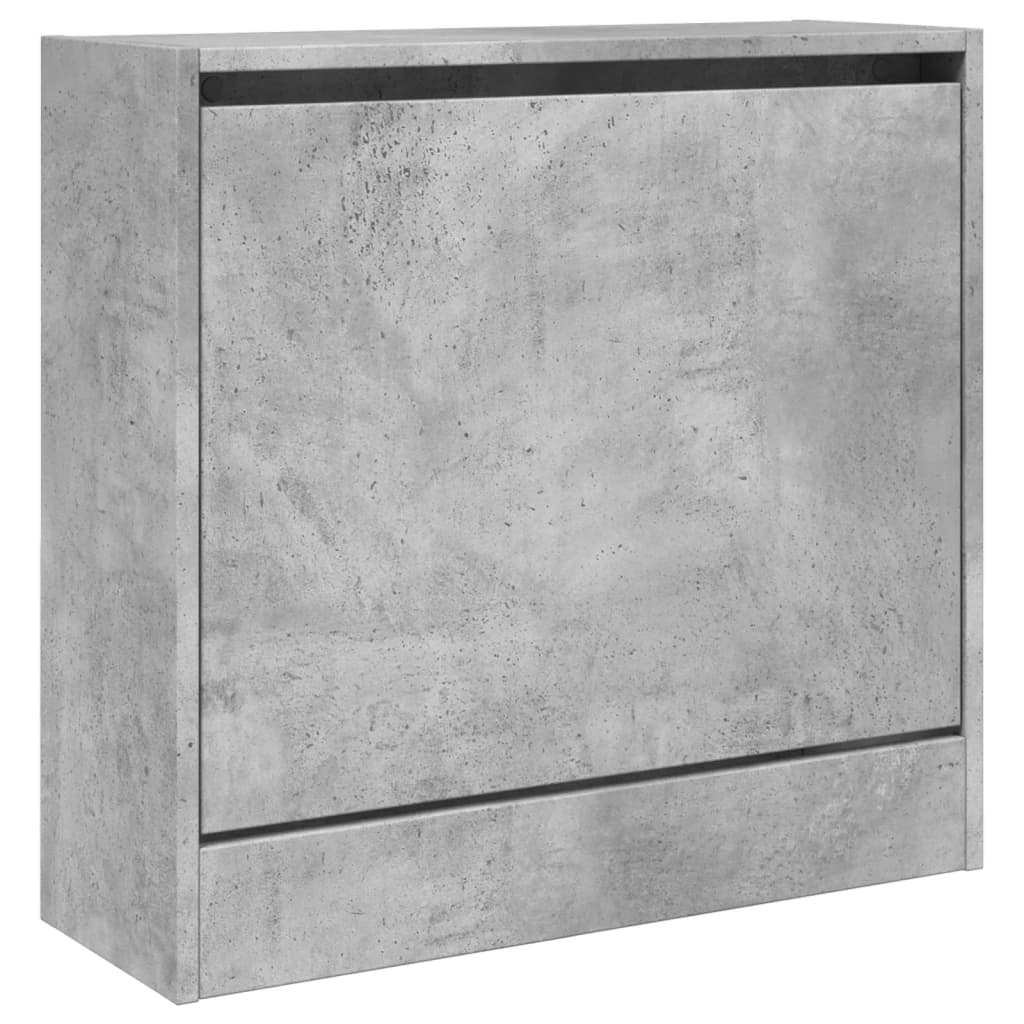vidaXL Szafka na buty, szarość betonu, 60x21x57 cm