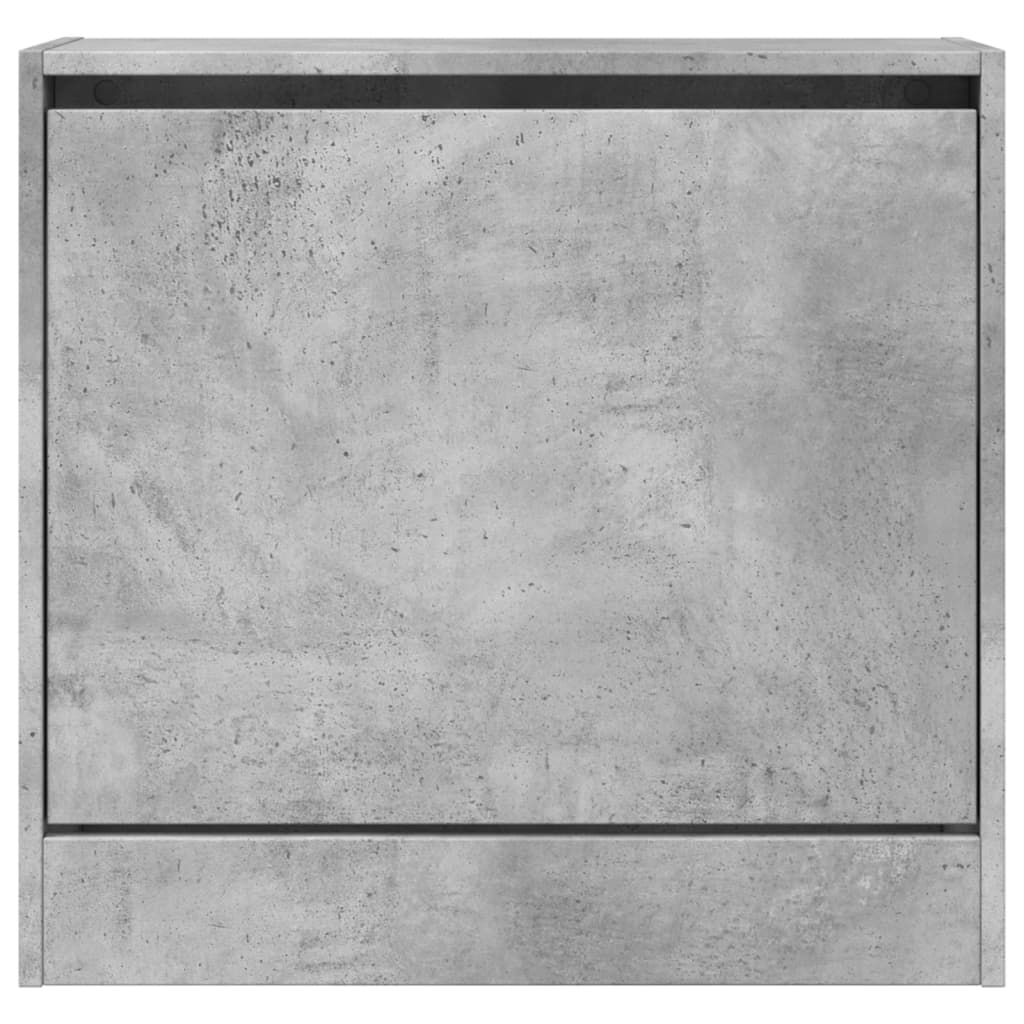 vidaXL Szafka na buty, szarość betonu, 60x21x57 cm