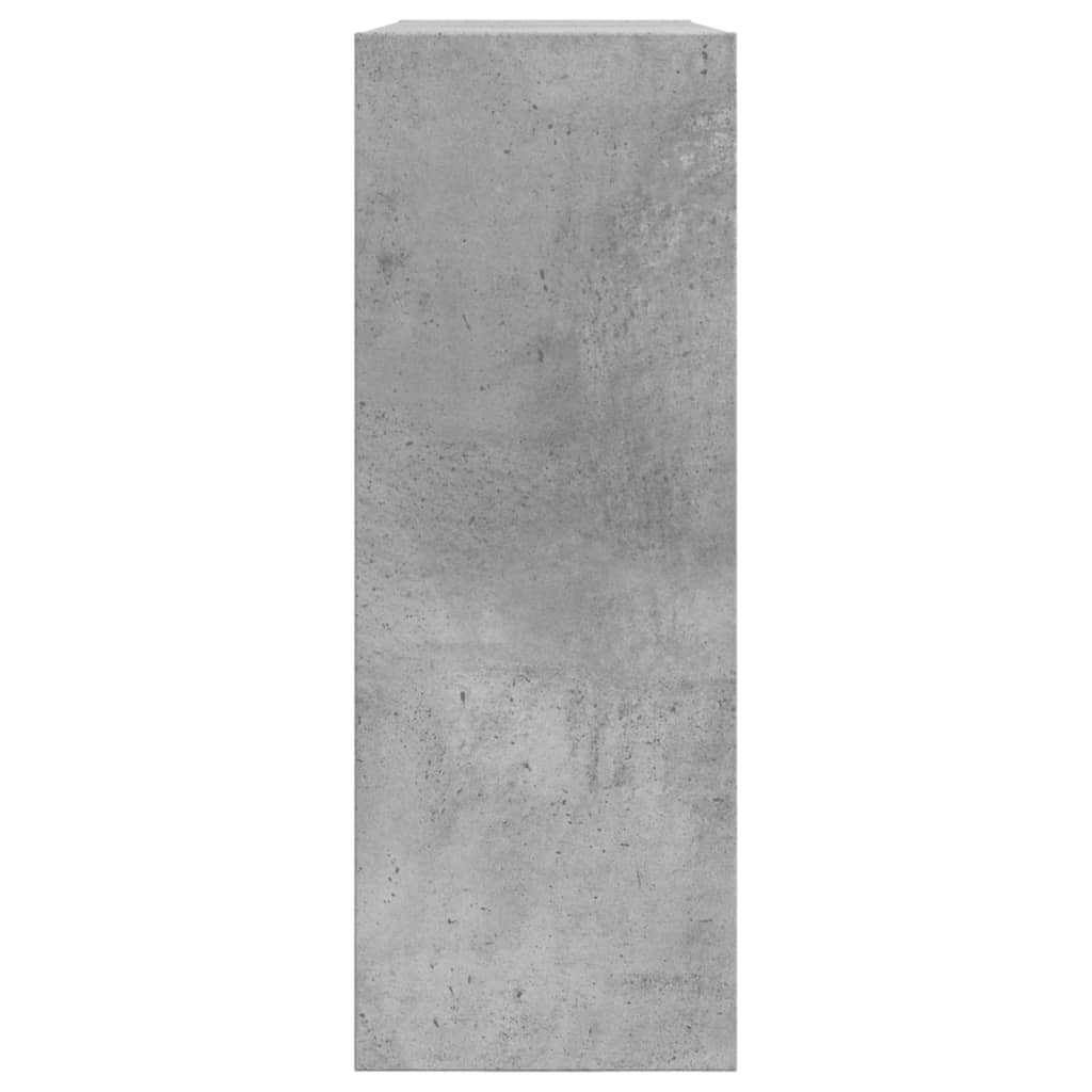 vidaXL Szafka na buty, szarość betonu, 80x21x57 cm