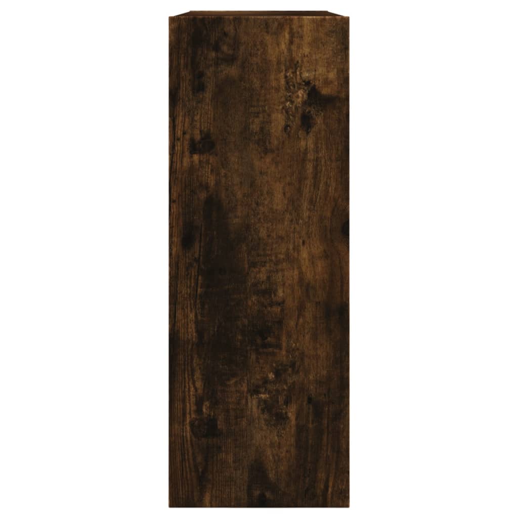 vidaXL Szafka na buty, przydymiony dąb, 80x21x57 cm